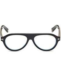 Tom Ford - Getönte Clip-On-Pilotenbrille - Lyst