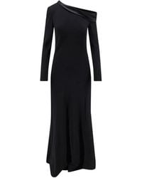 Alberta Ferretti - One-Shoulder Satin Gown - Lyst