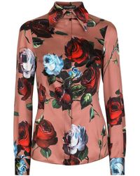 Dolce & Gabbana - Camicia St Rose Vintage - Lyst