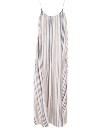 ELEH - Spaghetti Straps Striped Dress - Lyst