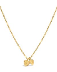 Dinny Hall - Bijou Folded Heart Necklace - Lyst