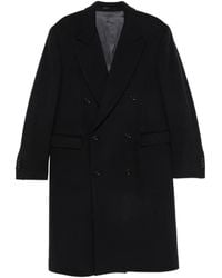Lardini - Double-Breasted Peak-Lapel Coat - Lyst