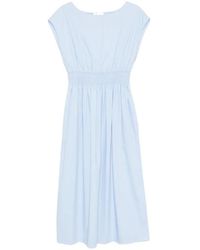 Roberto Collina - Elasticated-Waist Midi Dress - Lyst