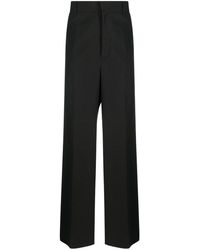 Givenchy - Pressed Crease Wide-leg Trousers - Lyst