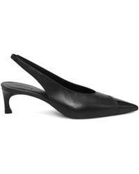 ROTATE BIRGER CHRISTENSEN - Slingback Leather Pumps - Lyst