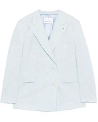 Manuel Ritz - Double-Breasted Blazer - Lyst