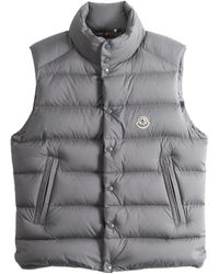 Moncler - Tibb Quilted Logo-Patch Gilet - Lyst
