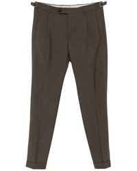 Berwich - Pantalon Plissé À Bandes Contrastantes - Lyst