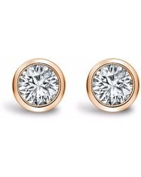 Pragnell - 18Kt Rose Sundance Diamond Stud Earrings - Lyst