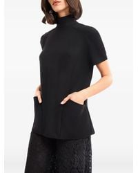 Gemy Maalouf - High-Neck Pocket Top - Lyst