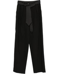 Imperial - Tie-belt Pleated Trousers - Lyst