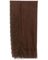 Ermanno Scervino - Lace-Trim Cashmere Scarf - Lyst