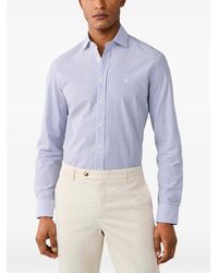Hackett - Chemise En Seersucker À Rayures Bengale - Lyst