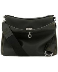 Balenciaga - Borsa a tracolla Rodeo Messenger piccola in pelle verde scuro - Lyst