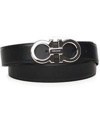 Ferragamo - Gancini Leather Belt - Lyst