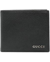 Gucci - Portafoglio bi-fold con logo - Lyst