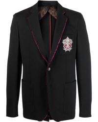 Roberto Cavalli - Single-Breasted Tailored Blazer - Lyst