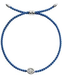 Monica Vinader - Oval Cord Diamond Bracelet - Lyst
