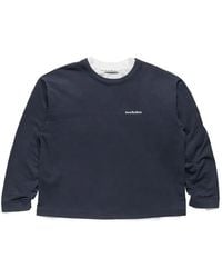 Acne Studios - Sudadera A Capas Con Logo - Lyst