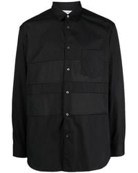Comme des Garçons - Camisa a paneles con manga larga - Lyst