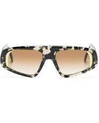 Andy Wolf - Tortoiseshell Geometric-Frame Sunglasses - Lyst