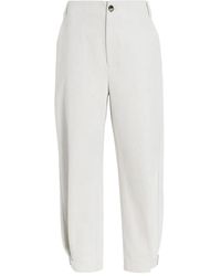 Proenza Schouler - Kay Broek Met Knoopsluiting - Lyst