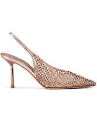 Le Silla - Gilda Crystal-Embellished Heeled Pumps - Lyst