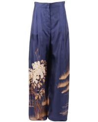 Max Mara - Floral-Print Trousers - Lyst