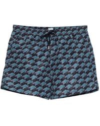 Paul Smith - Palm-Print Swim Shorts - Lyst