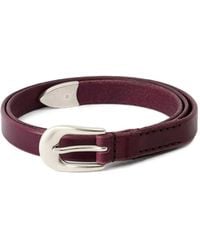 Our Legacy - Tone Buckle Leather Belt - Lyst