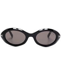 Tom Ford - Round-Frame Sunglasses - Lyst