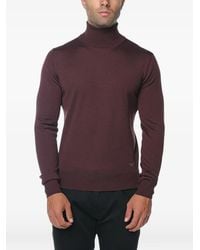 Emporio Armani - Roll-Neck Wool Sweater - Lyst