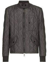 Dolce & Gabbana - キルティング ボンバージャケット - Lyst