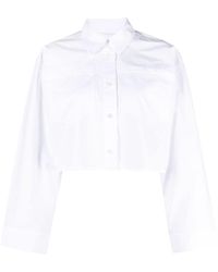 Remain - Organic-cotton Cropped Shirt - Lyst