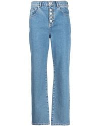 Moschino Jeans - Straight-leg Denim Pants - Lyst