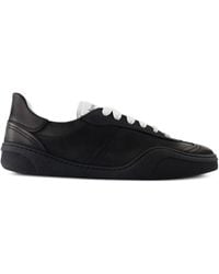 Acne Studios - Leather Lace-Up Sneakers - Lyst
