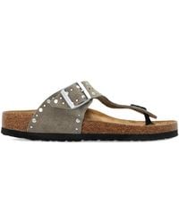 Birkenstock - Gizeh Rivet Studded Sandals - Lyst