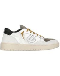 Evenuel - Crackle-Effect Panelled Sneakers - Lyst