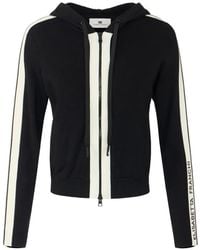 Elisabetta Franchi - Two-Colour Knit Sweatshirt With Logo - Lyst