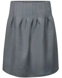 ShuShu/Tong - Low Waist Plooirok - Lyst