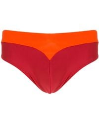 Amir Slama - Panelled Two Tone Swimming Trunks - Lyst