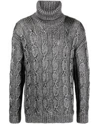 Saint Laurent - サンローラン ケーブルニット セーター - Lyst