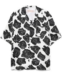 Marni - Camicia A Maniche Corte - Lyst
