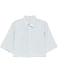 Helmut Lang - Striped Long-Sleeve Shirt - Lyst