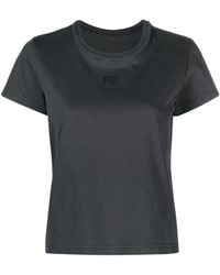 Alexander Wang - Embossed Logo T-shirt Clothing - Lyst