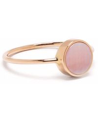 Ginette NY 18kt Mini Ever Rotgoldring - Pink