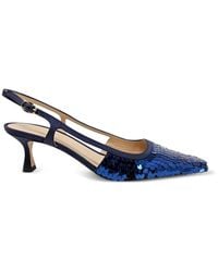 Roberto Festa - Siviglia Sequin-Embellished Snip-Toe Slingback Pumps - Lyst