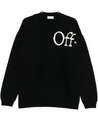 Off-White c/o Virgil Abloh - Logo-detail Sweater - Lyst
