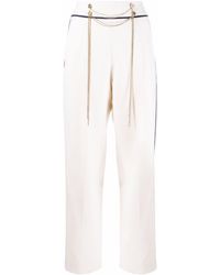 Oscar de la Renta - Chain-detail Tailored Trousers - Lyst