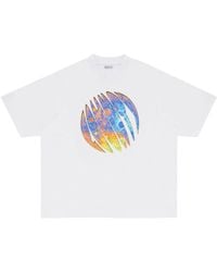 Marcelo Burlon - T-Shirt mit Lunar-Print - Lyst